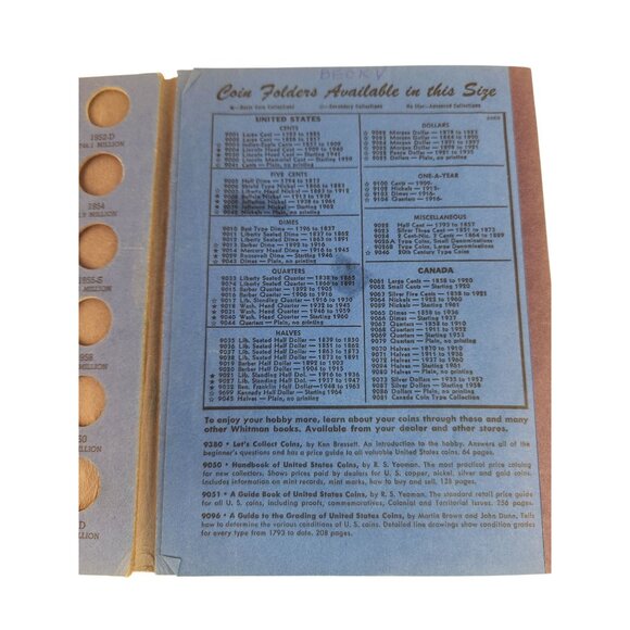 Whitman Coin Album Set Roosevelt Dime Jefferson Nickel & Lincoln Cent Collection - Picture 12 of 12